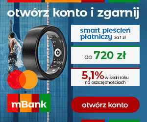 mBank promocja 2026 – eKonto do usług 720 zł premii