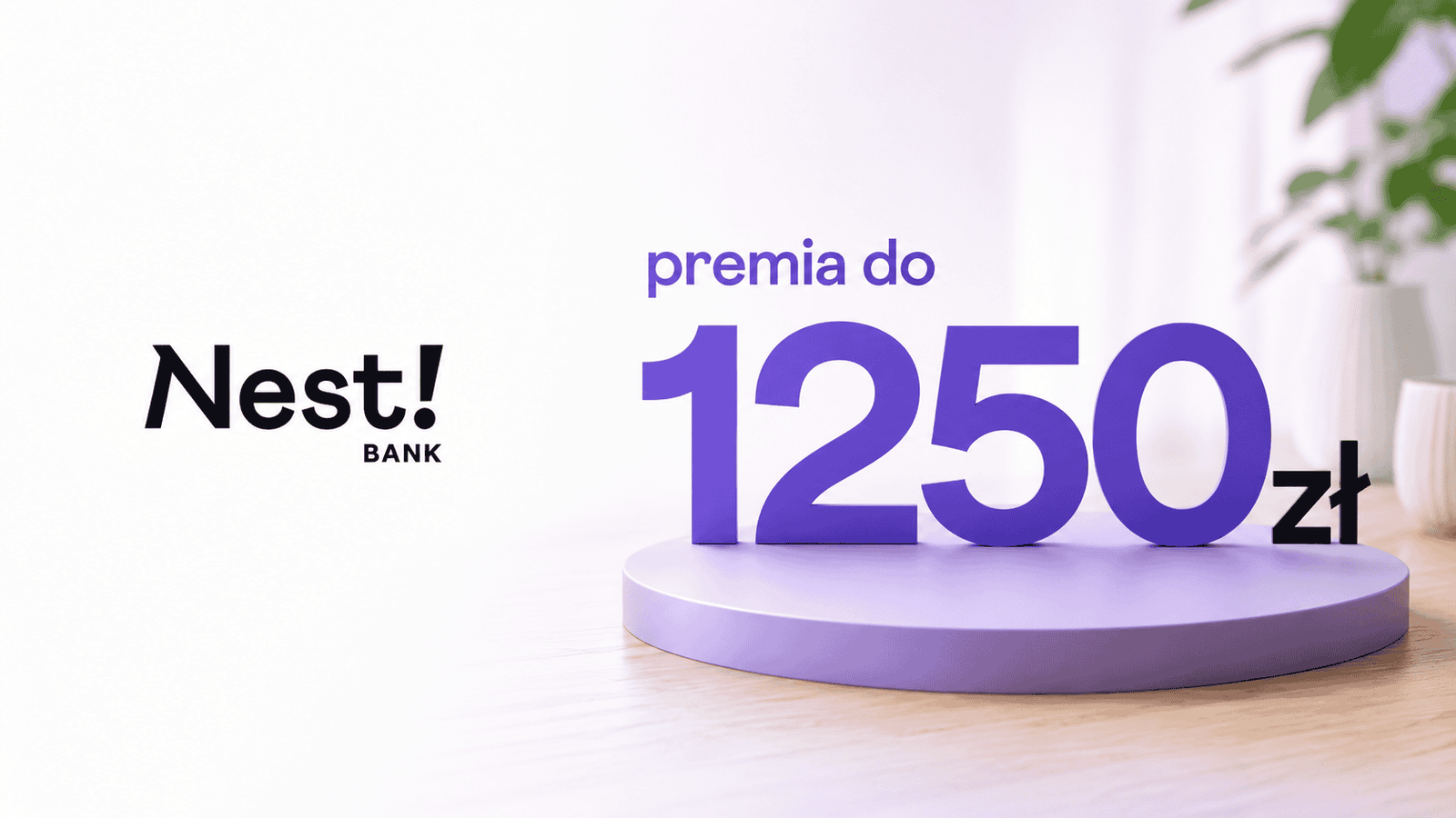 Promocja Nest Bank 2026 - premia do 1250 zł za konto osobiste