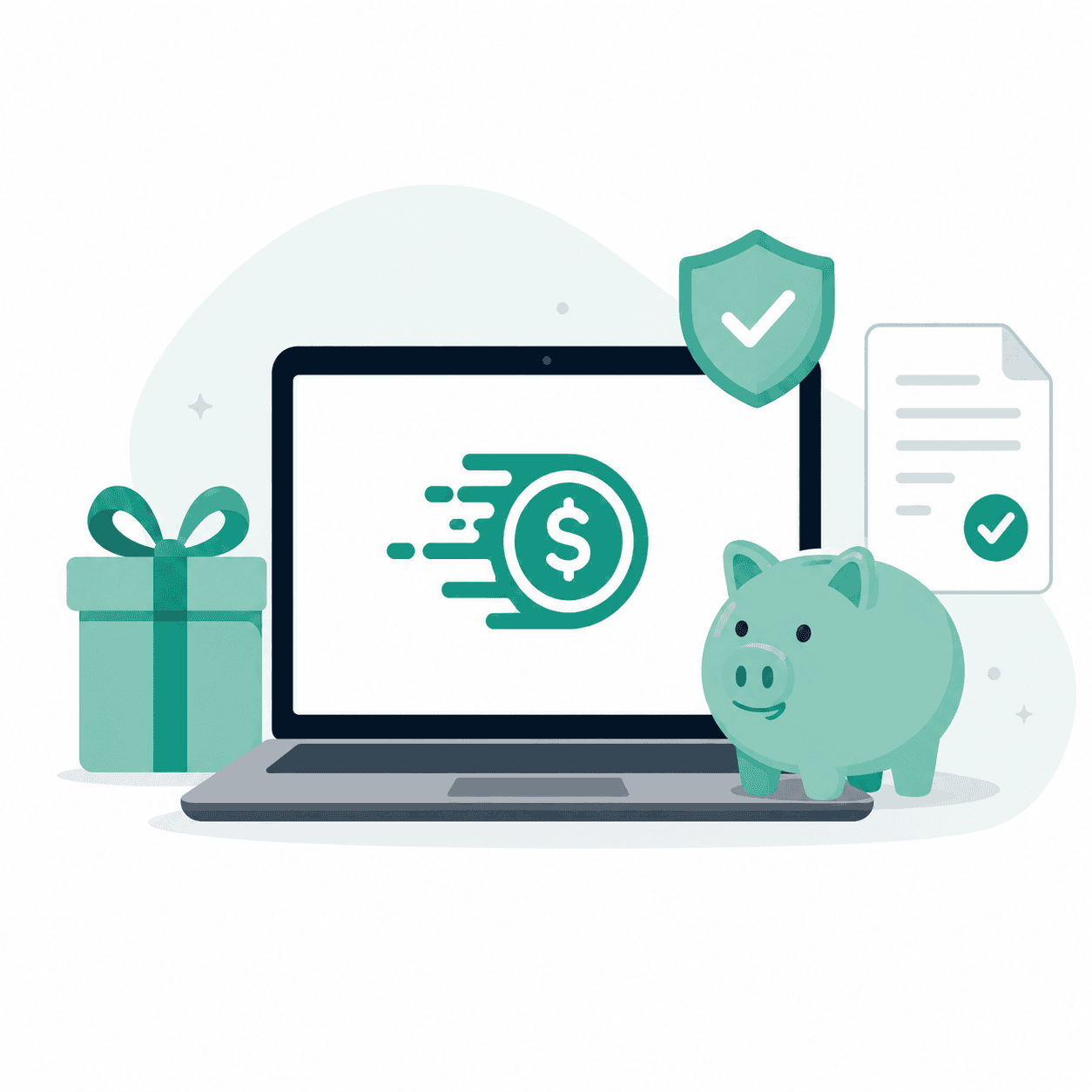 szybkiebonusy - Ilustracja promocji bankowych, bonusów i bezpiecznych ofert finansowych